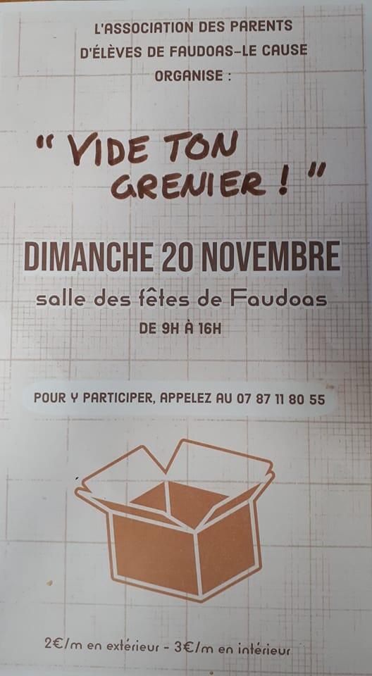 Vide greniers faudoas