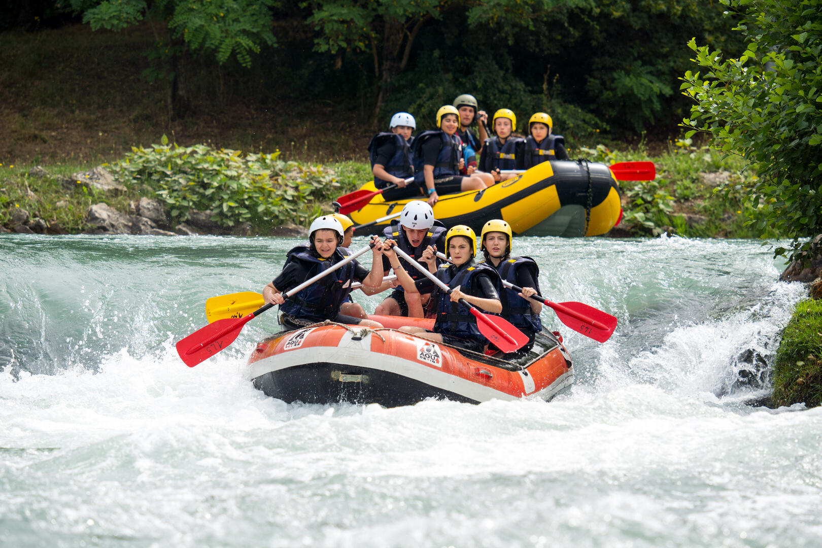 Rafting - Espace eau vive Isle de la Serre - Porcieu-Amblagnieu - Balcons du Dauphiné