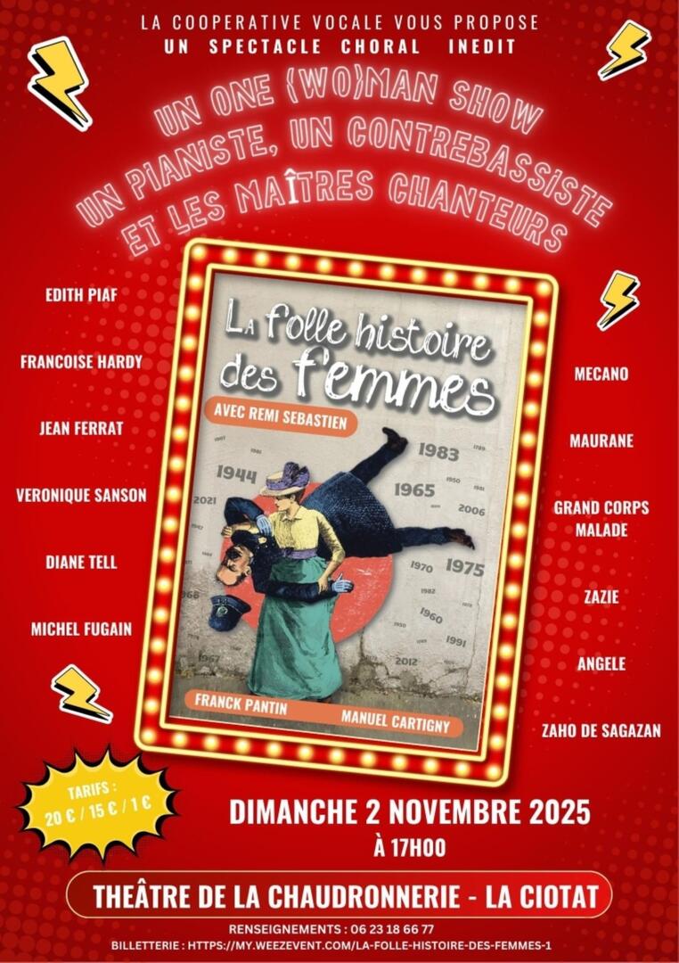 Spectacle la Folle Histoire des Femmes_La Ciotat