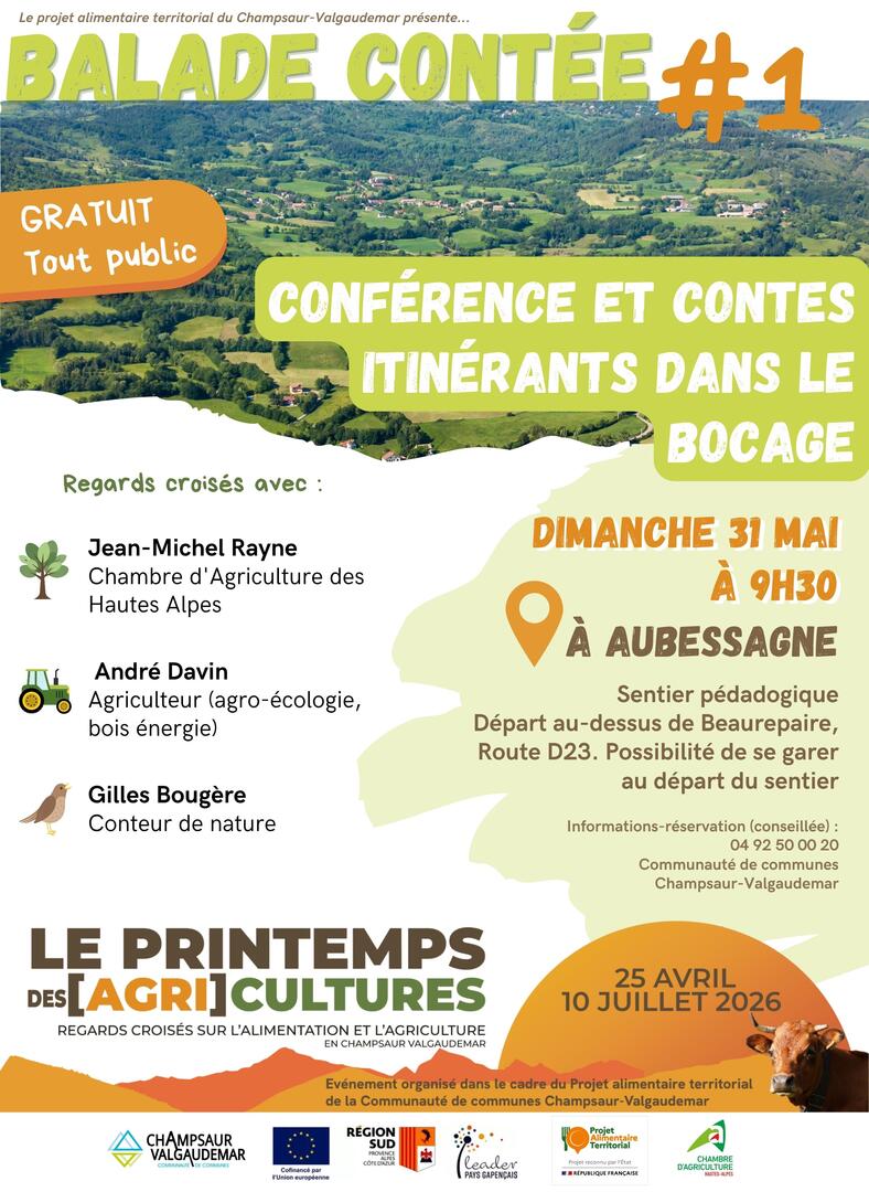 Balade contée #1 : Conférence et contes itinérants dans le bocage_Aubessagne