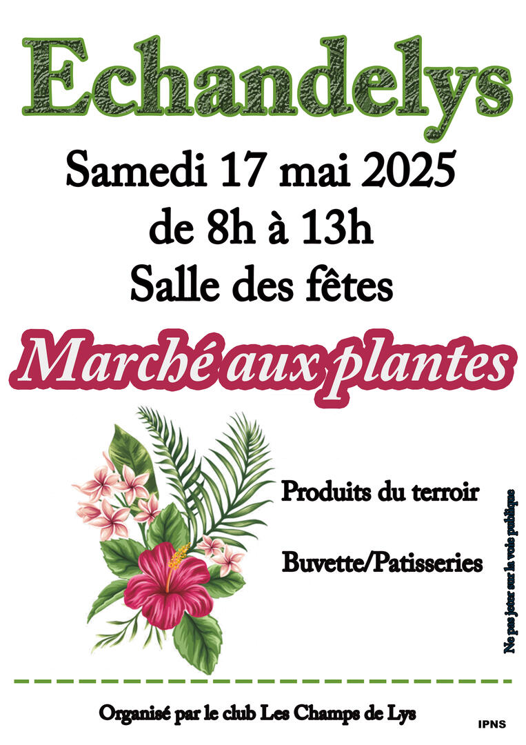 Marché aux plantes