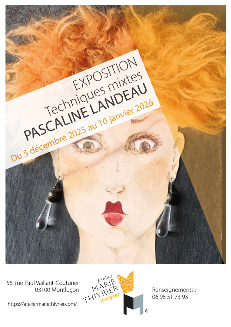 Exposition : Techniques mixtes, Pascaline Landeau_Montluçon