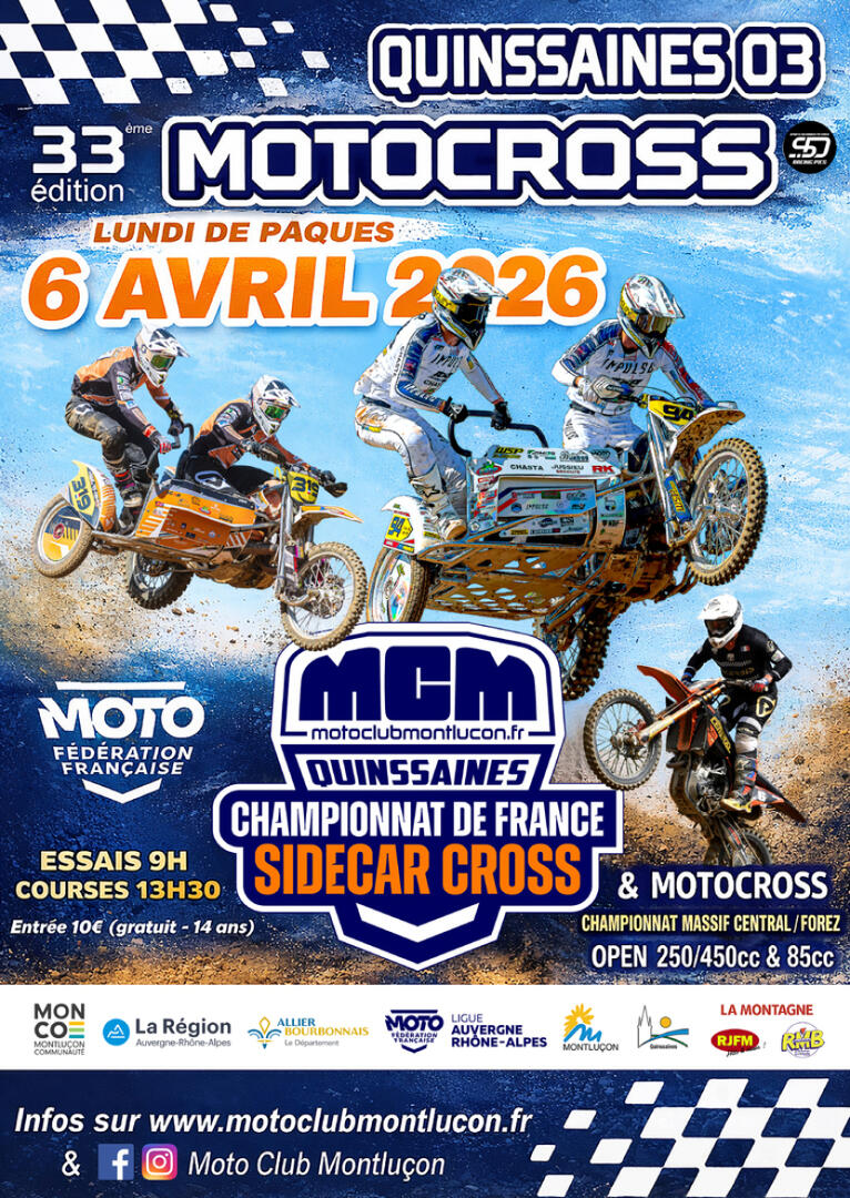 33ème édition Motocross de Quinssaines_Quinssaines