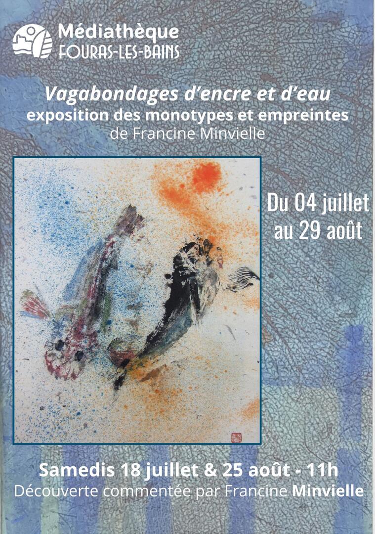 affiche exposition Francine Minvielle