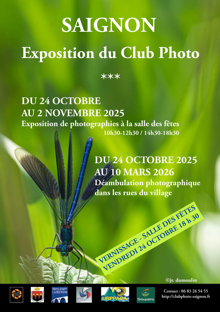 Affiche Expo Saignon 2025