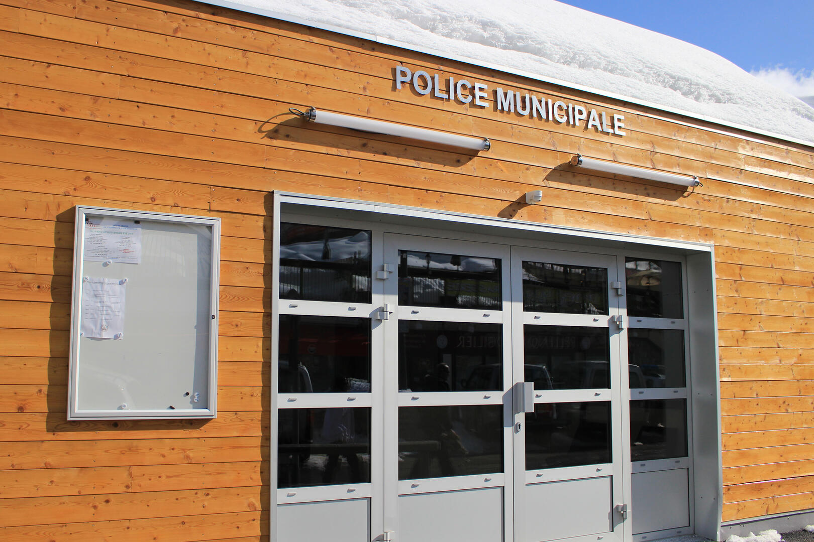Police municipale à Orcières Merlette 1850