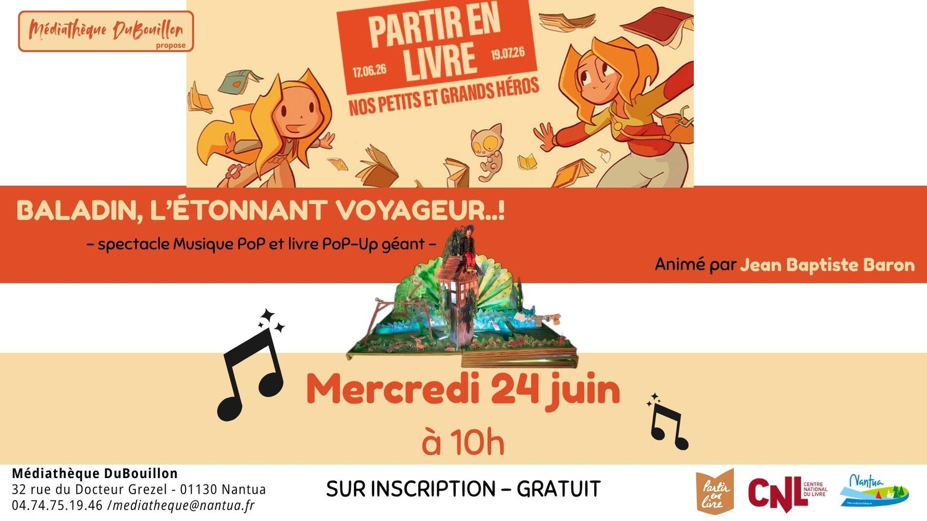Affiche animation paysage
