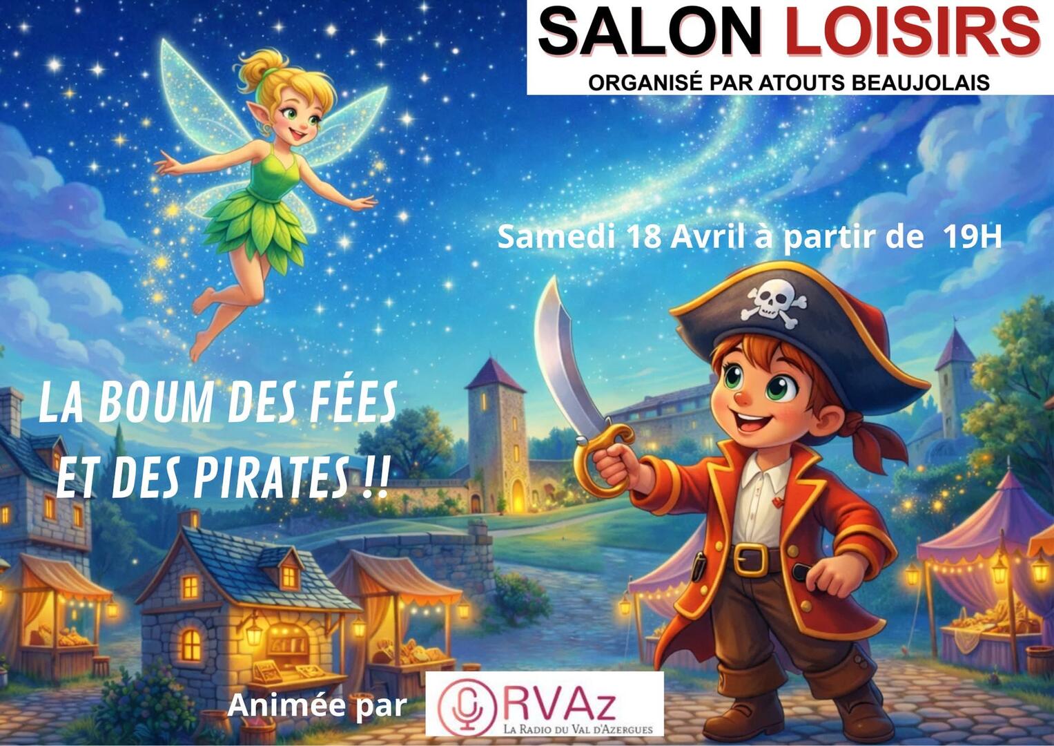 Affiche boum des Fées et des Pirates