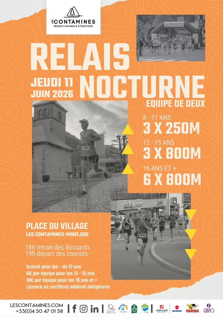 Affiche Relais Nocturne Les Contamines