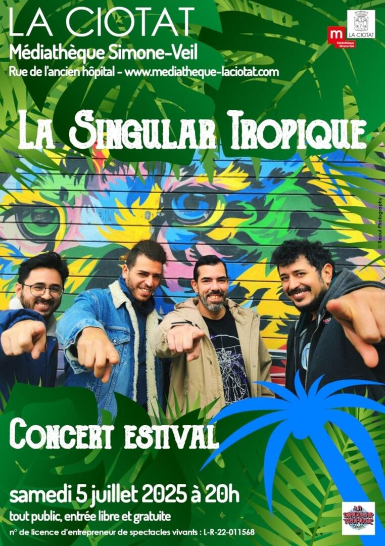 Concert estival La Singular Tropique_La Ciotat