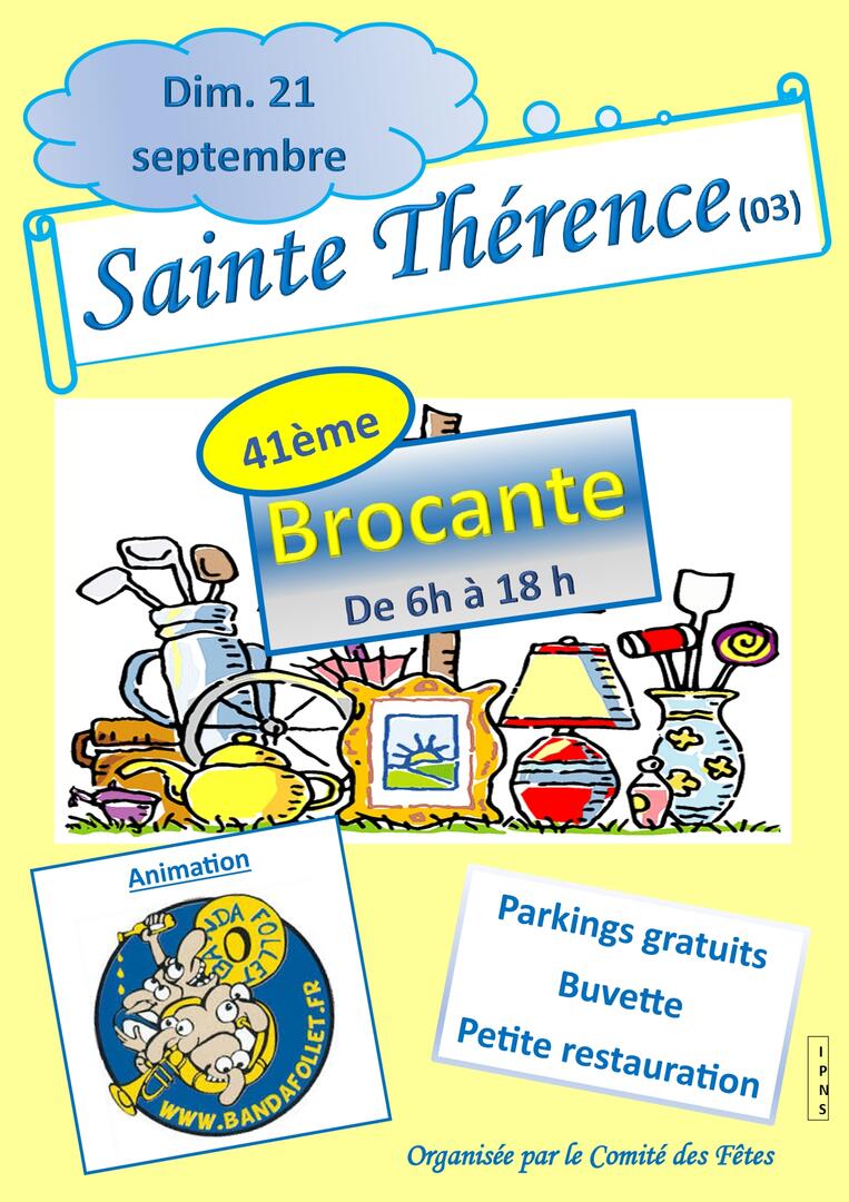 41ème brocante de Ste-Thérence_Sainte-Thérence