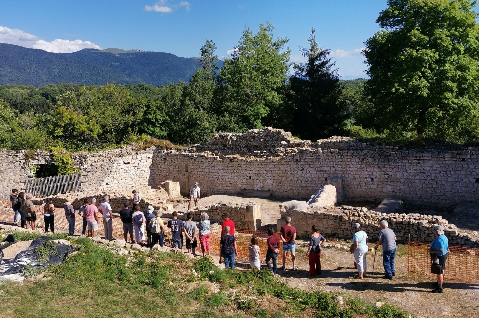 Visites guidées des fouilles de Chateauneuf