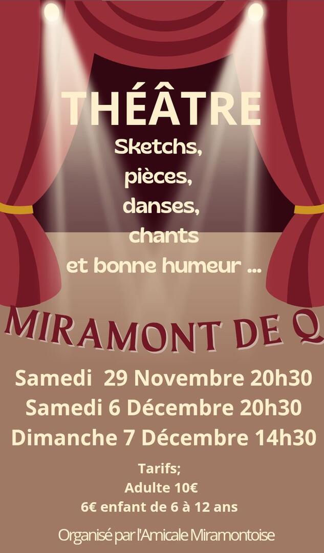 Théâtre de l'Amicale Miramontoise_Miramont-de-Quercy