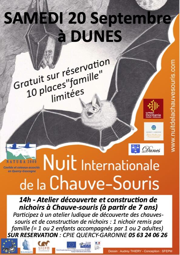 Nuit Internationale de la Chauve-Souris à DUNES_Dunes