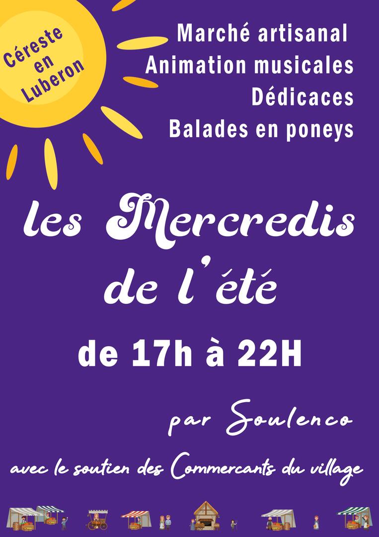 Les mercredis musicaux de l'été et son Marché_Céreste