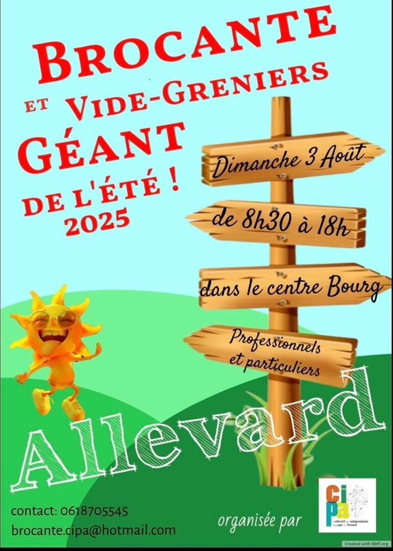 Brocante et vide-greniers géant de l'été 2025_Allevard