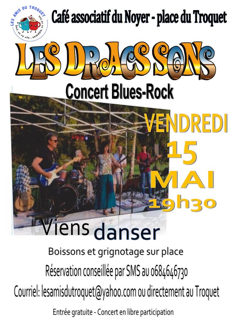 Concert des Dracs Sons - Le Troquet du Noyer