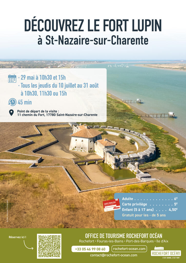 Visite guidée du fort Lupin_Saint-Nazaire-sur-Charente