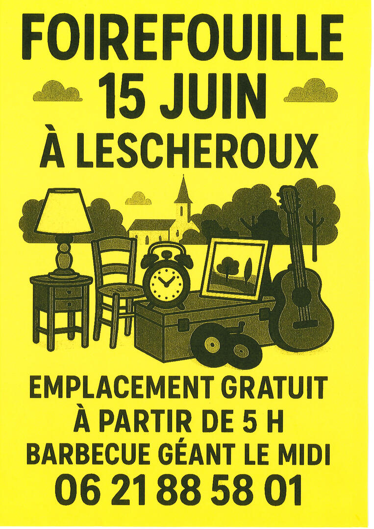 Affiche FoireFouille 2025