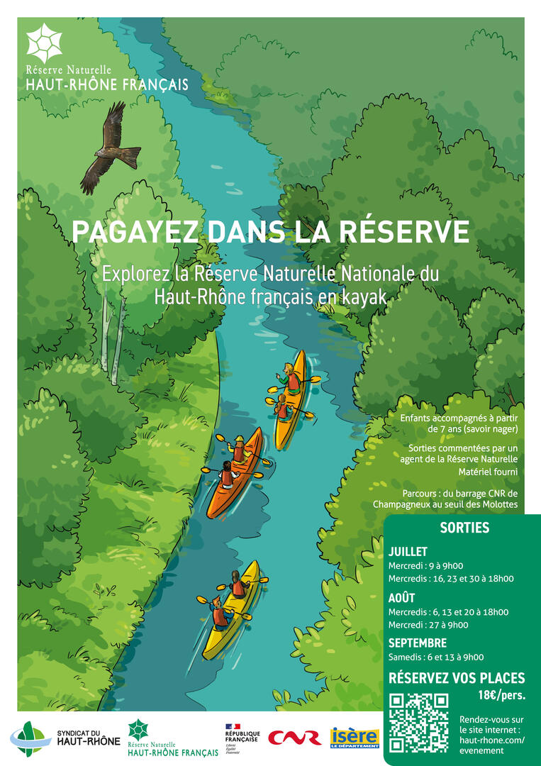 Sorties nature en kayak dans la réserve naturelle_Murs-et-Gélignieux