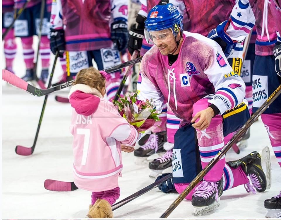 patinoire en rose