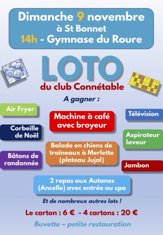 Loto du club Connétable_Saint-Bonnet-en-Champsaur