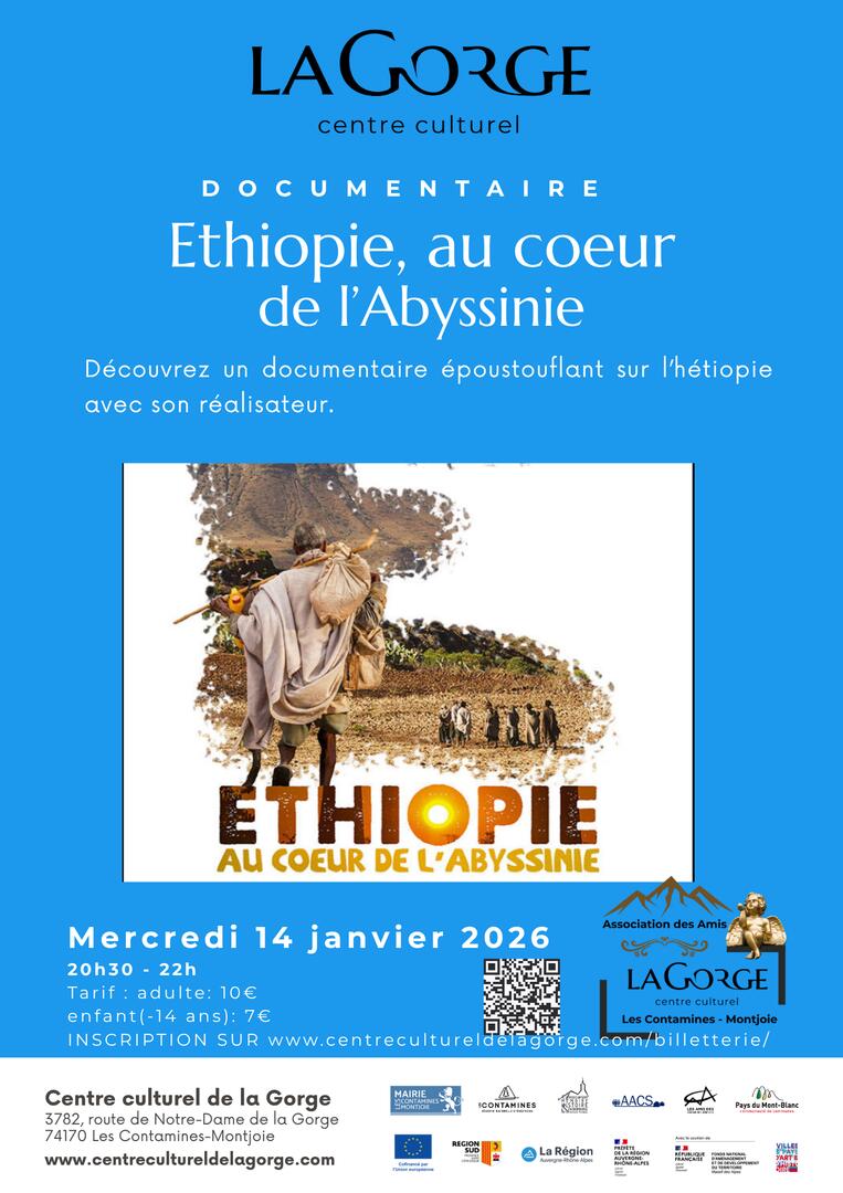 Documentaire "Ethiopie, au cœur de l'Abyssinie" au Centre Culturel de la Gorge_Les Contamines-Montjoie