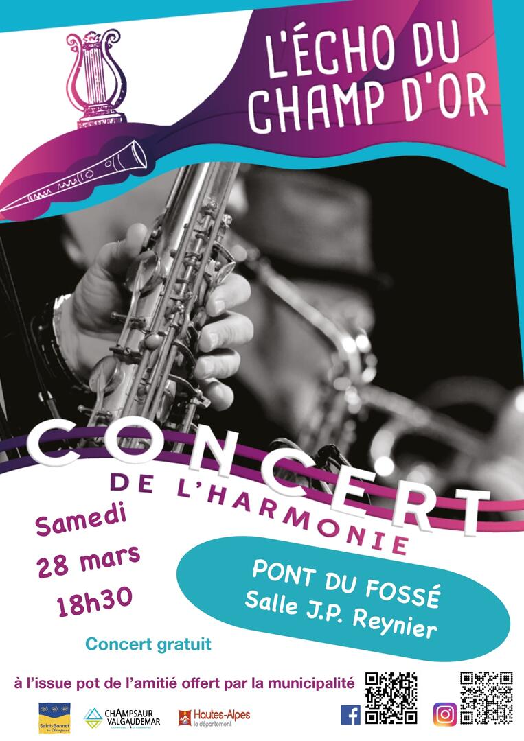 Concert de l'harmonie l'Echo du Champs d'Or_Saint-Jean-Saint-Nicolas