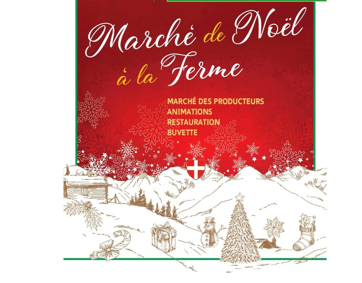 Marché de Noël à la ferme