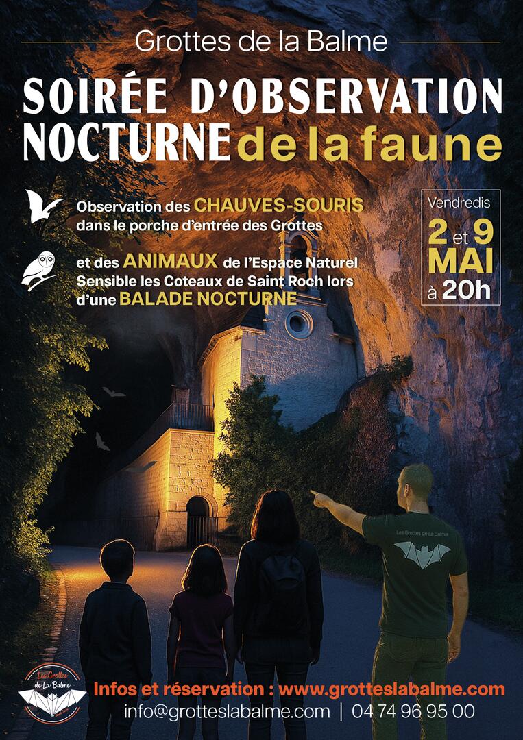 Soirée d'observation nocturne de la faune_La Balme-les-Grottes