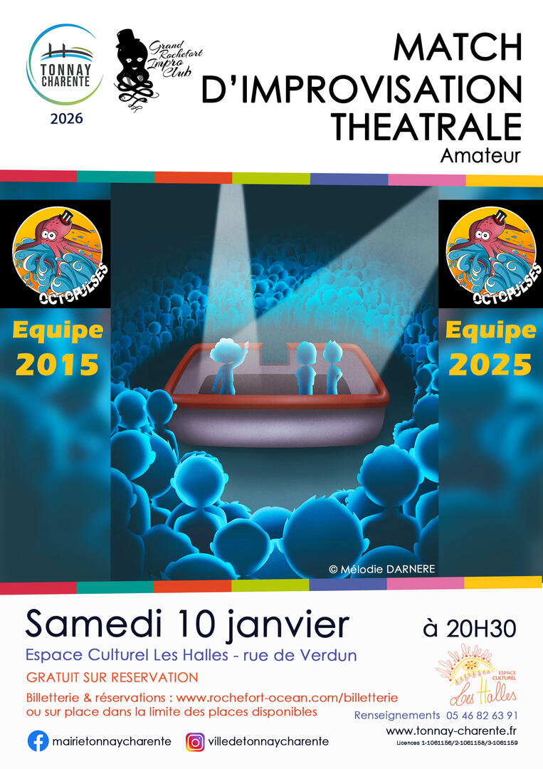 Match d'improvisation Théâtrale_Tonnay-Charente