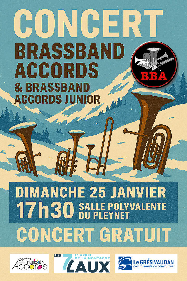 Concert Brassband Accords_Les Sept Laux Le Pleynet