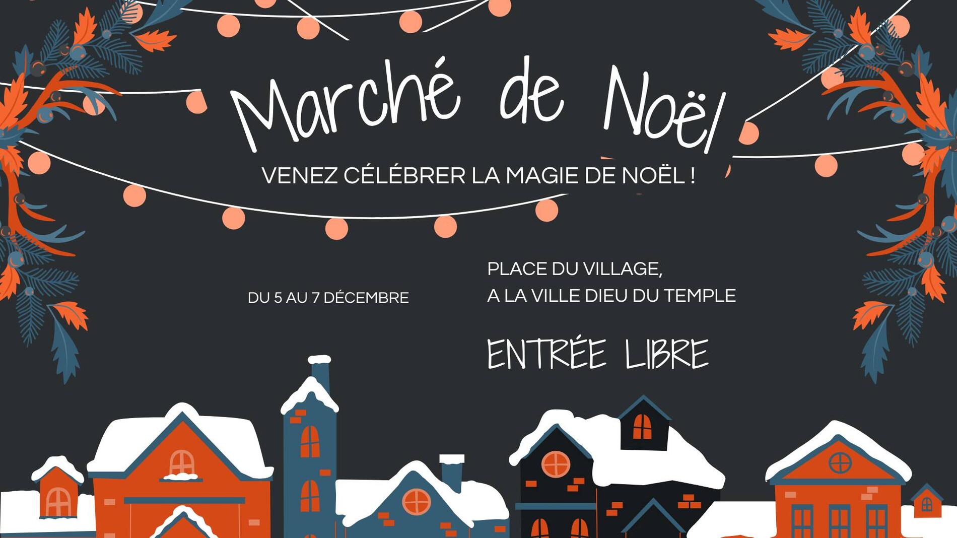 Grand marché de Noël_La Ville-Dieu-du-Temple
