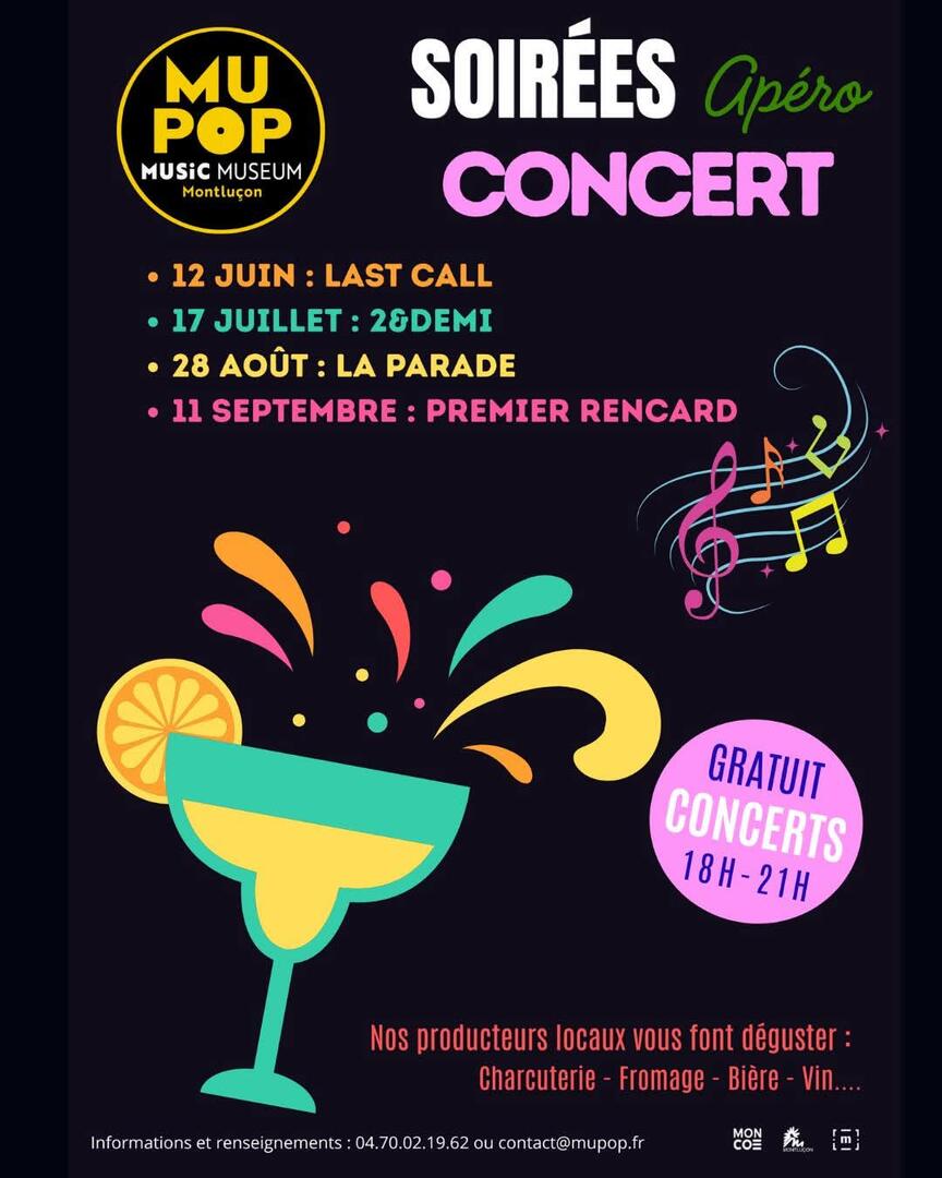 Apéro Concert au MuPop_Montluçon