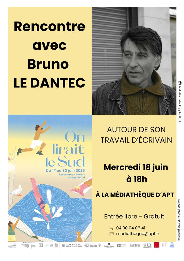 Rencontre avec l'auteur Bruno Le Dantec_Apt