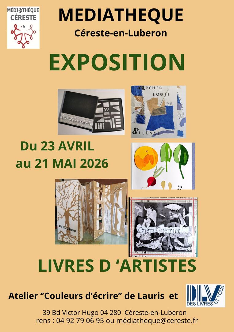 Exposition de livres d'artistes_Céreste
