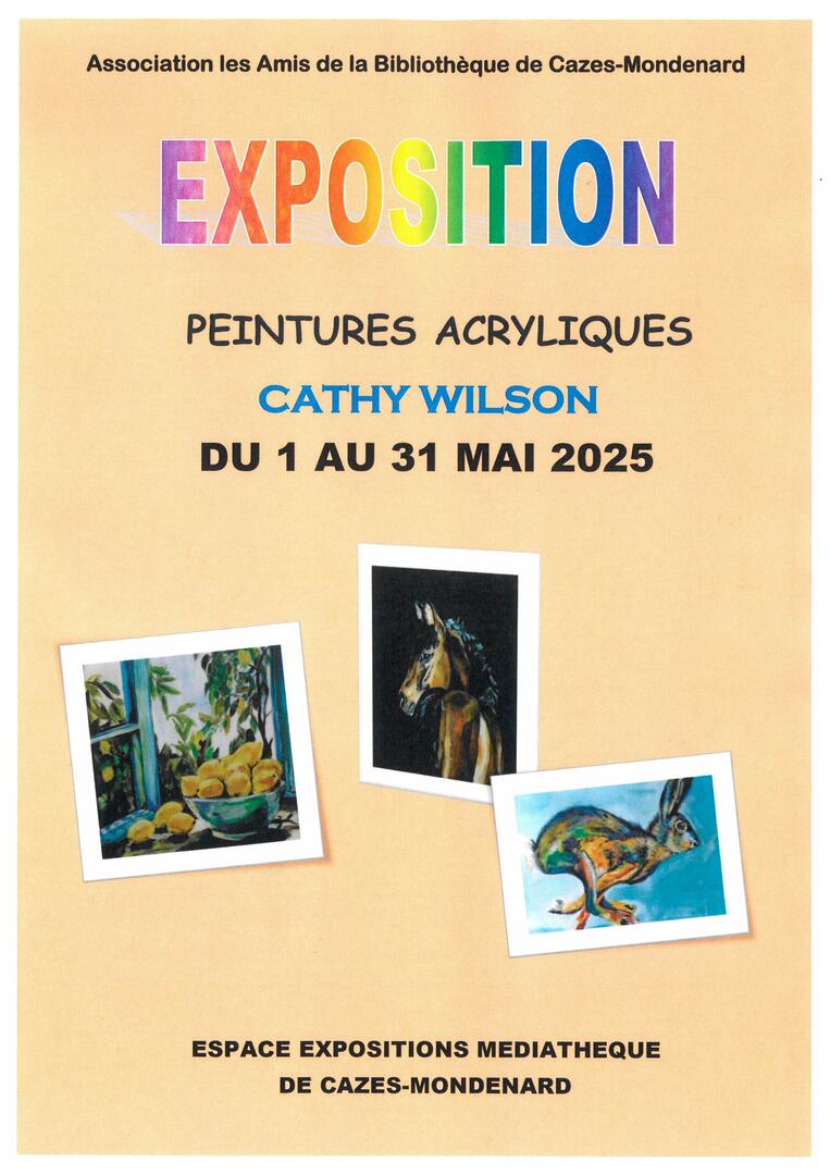 Exposition "Découvrons le monde" à la médiathèque_Cazes-Mondenard