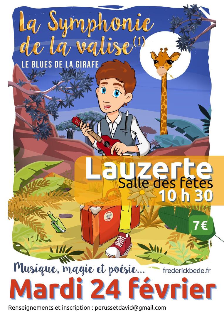 Spectacle jeune public : La Symphonie de la Valise_Lauzerte