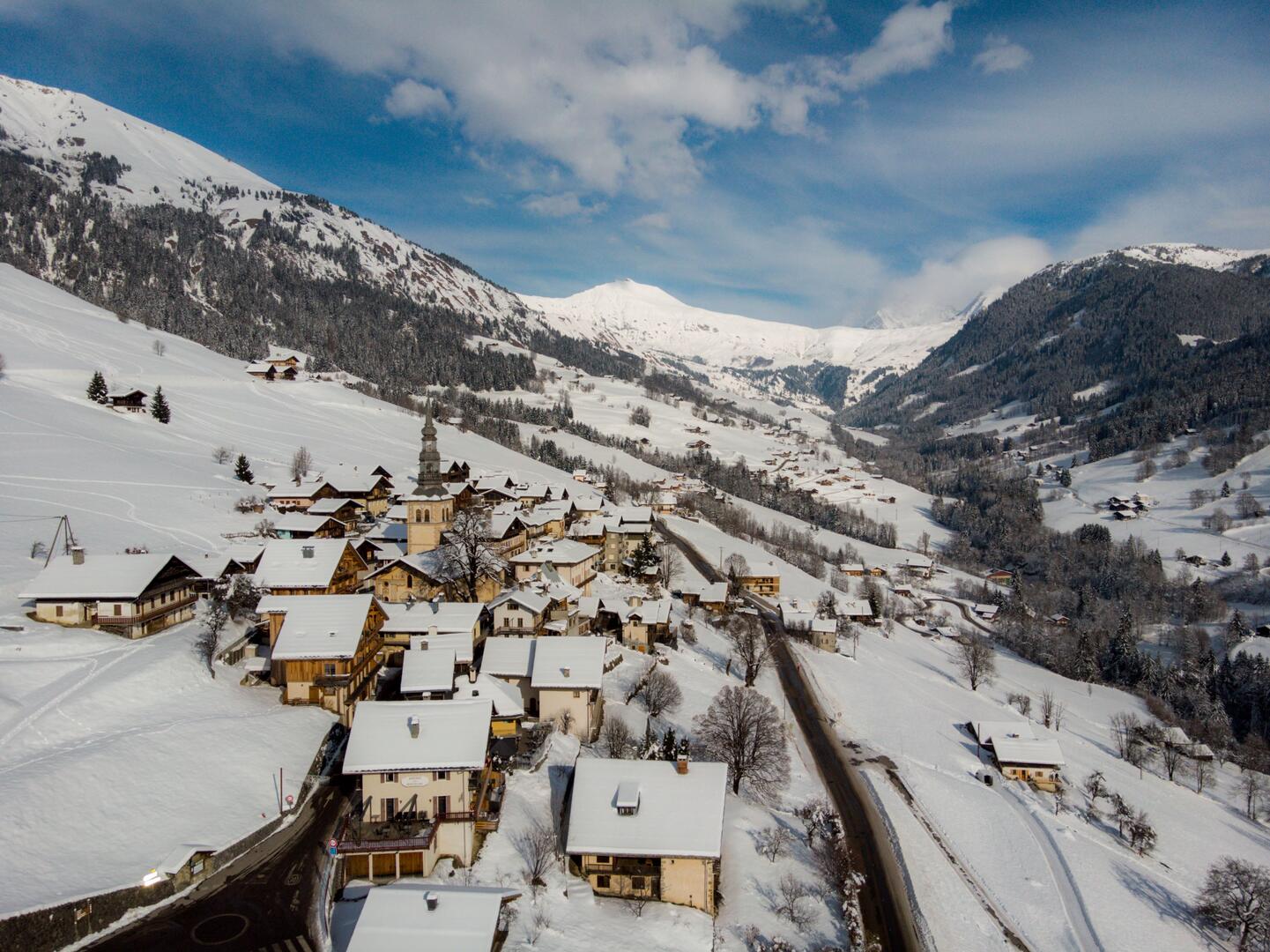 Hauteluce en hiver