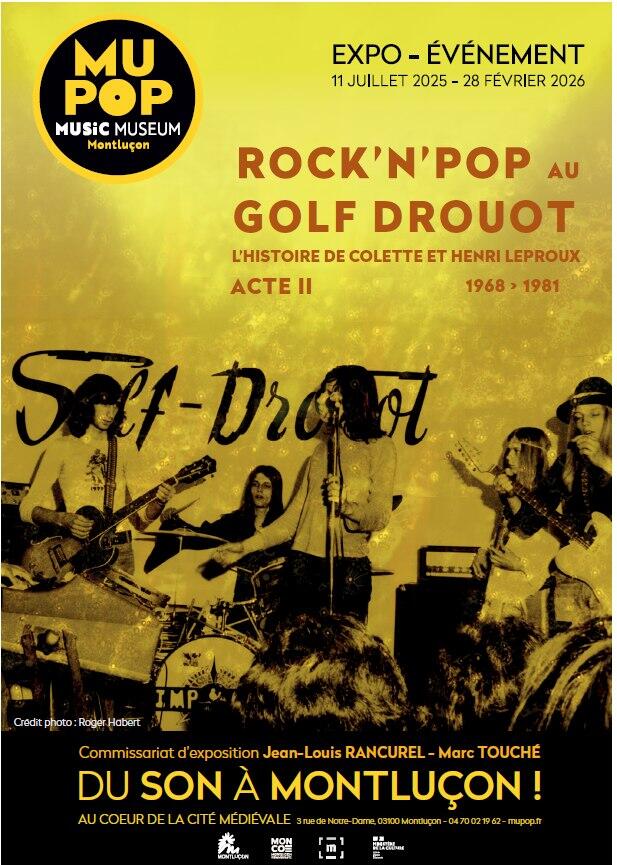 MuPop : Exposition temporaire Golf Drouot Acte II (1968-1981)_Montluçon