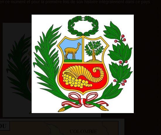 Blason du Pérou