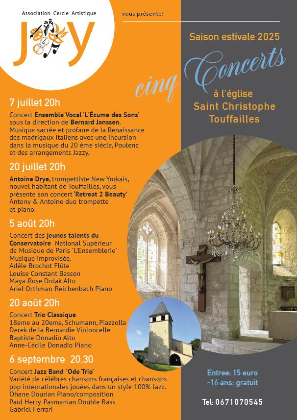 Concert : ensemble vocal "L'écume des Sons"_Touffailles