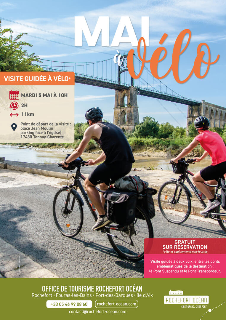 Mai à vélo - D'un pont à l'autre, au fil de la Charente à vélo_Tonnay-Charente