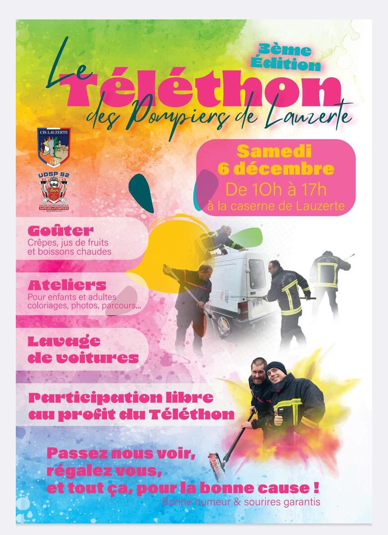 Téléthon des Sapeurs-Pompiers de Lauzerte_Lauzerte
