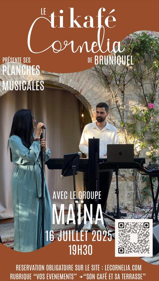 Les planches musicales du Ti kafé Cornélia_Bruniquel