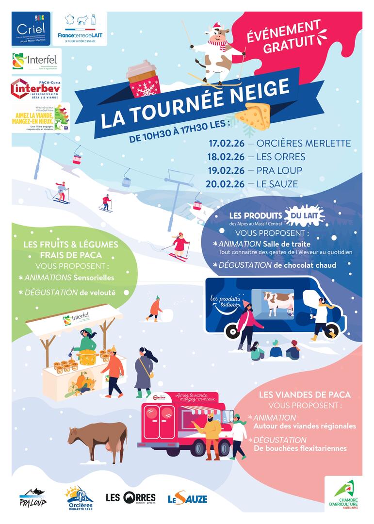 La tournée neige à Orcières !_Orcières
