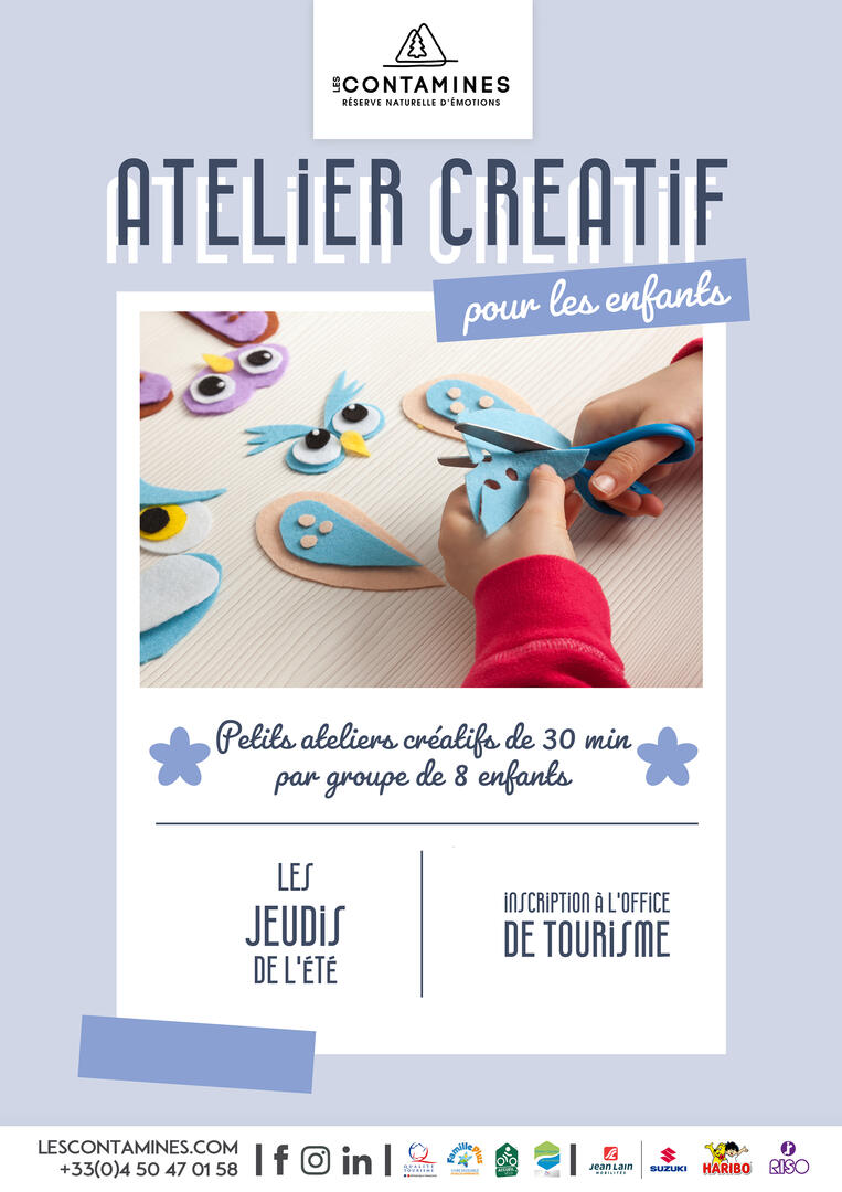 Atelier créatif pour les enfants_Les Contamines-Montjoie