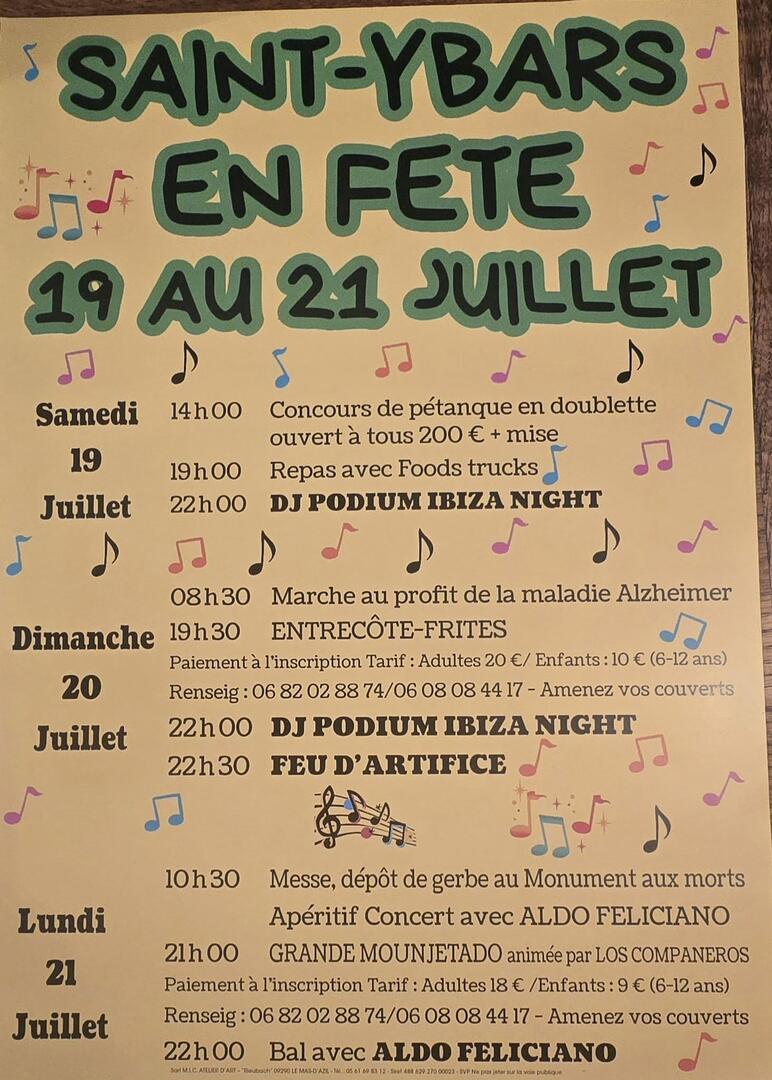Fête locale de Saint-Ybars_Saint-Ybars