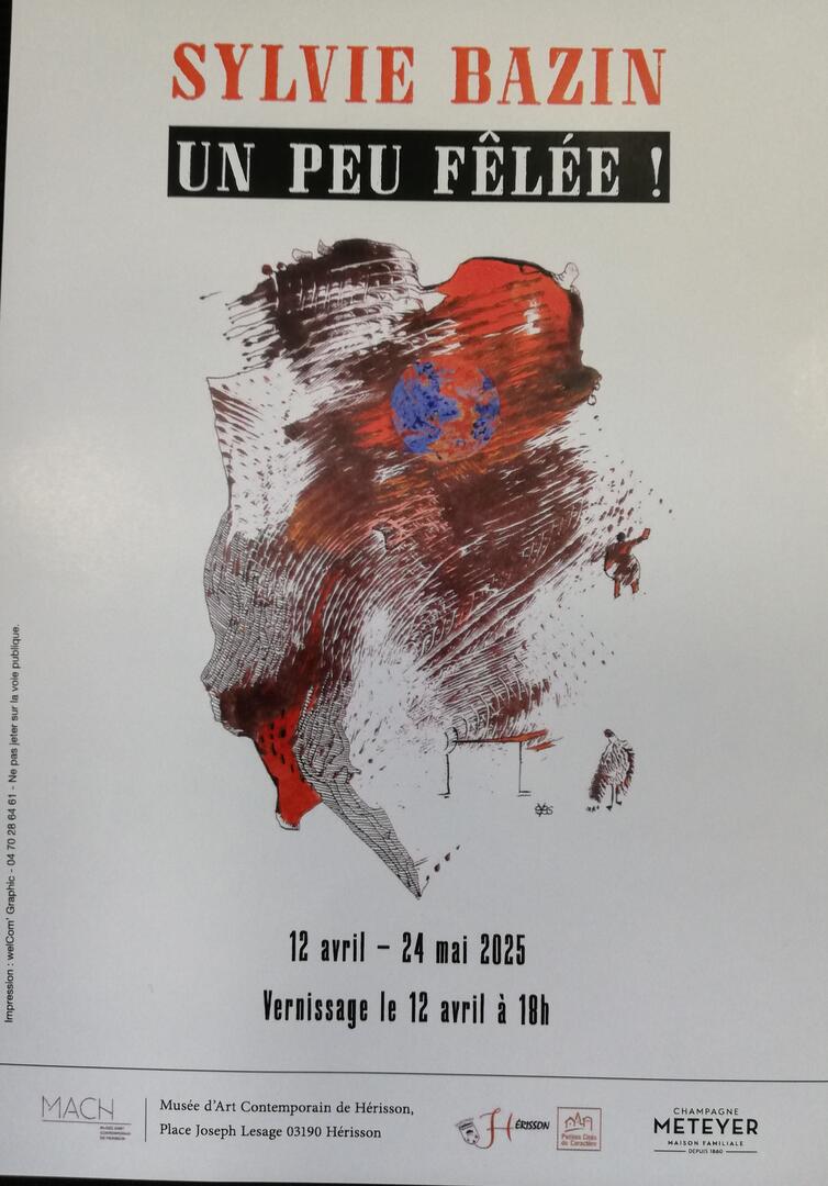 Exposition Sylvie Bazin "Un peu fêlée!"_Hérisson
