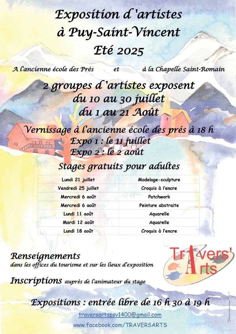 Stage Travers'Arts : Patchwork_Puy-Saint-Vincent